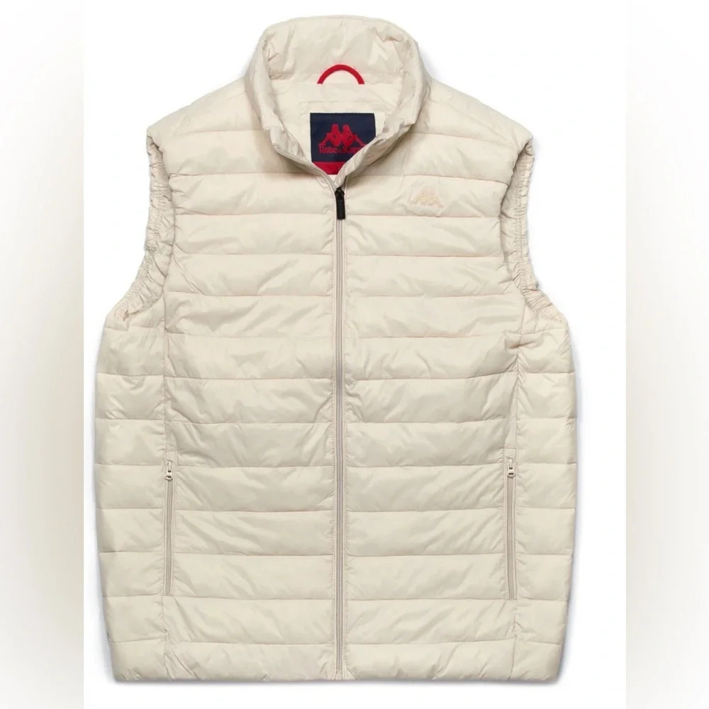 Robe di Kappa cream quilted vest